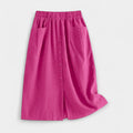 Magdalēna Elegant Midi Vintage Skirt with Pockets