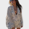 Liv - Vee Satin Top and Frill-Trimmed Shorts