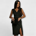 Desi - V-Neck with High Slit