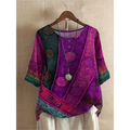 Valerie - Colorful Boho Top