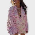 Liv - Vee Satin Top and Frill-Trimmed Shorts