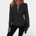 Monika – College Sweatshirt with Zipper