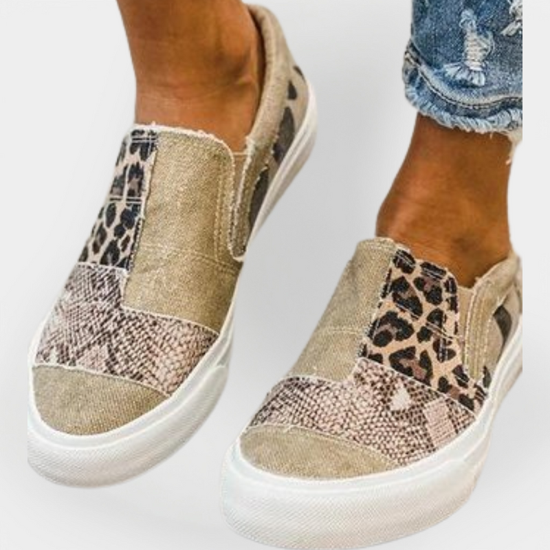 Eva Elegantti Animal Print Urheilujalkine