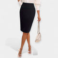 Veronika Elegant Midi Skirt with High Waist - Timeless Style