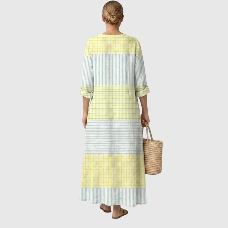Olivia™ | Pellavamekko Luonnollinen Eleganssi