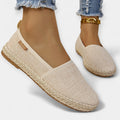 Karoliina Elegant Linen Slip-On Sneakers