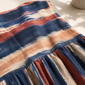 Noelle | Raidallinen Vatsaa Piilottava Midi Mekko