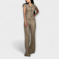 Ivy - Elegant Set with V-Neck Top and Trousers