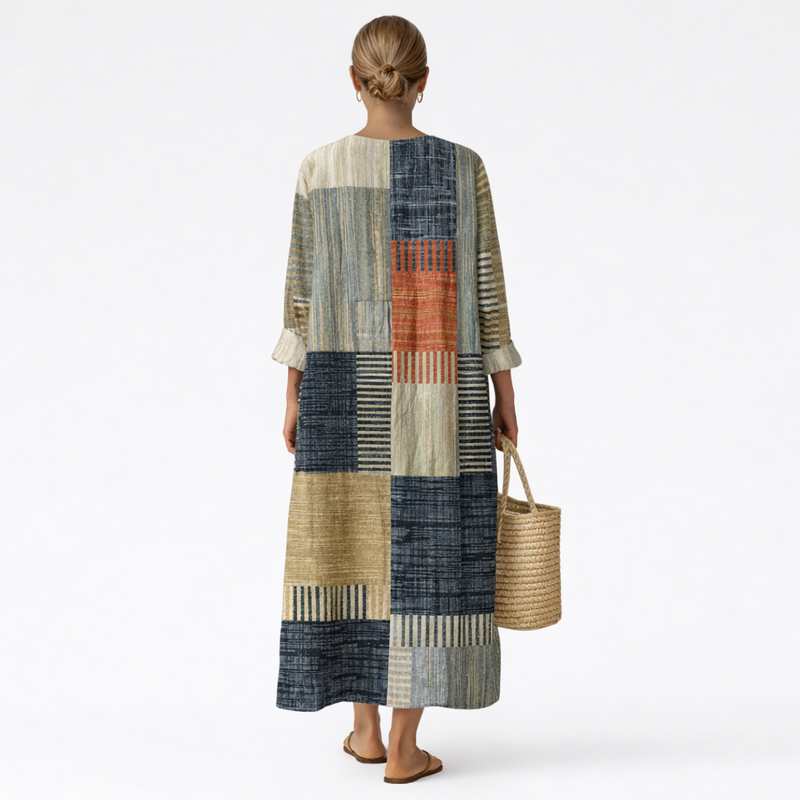 Ana™ | Abstraktisti Painettu Mekko