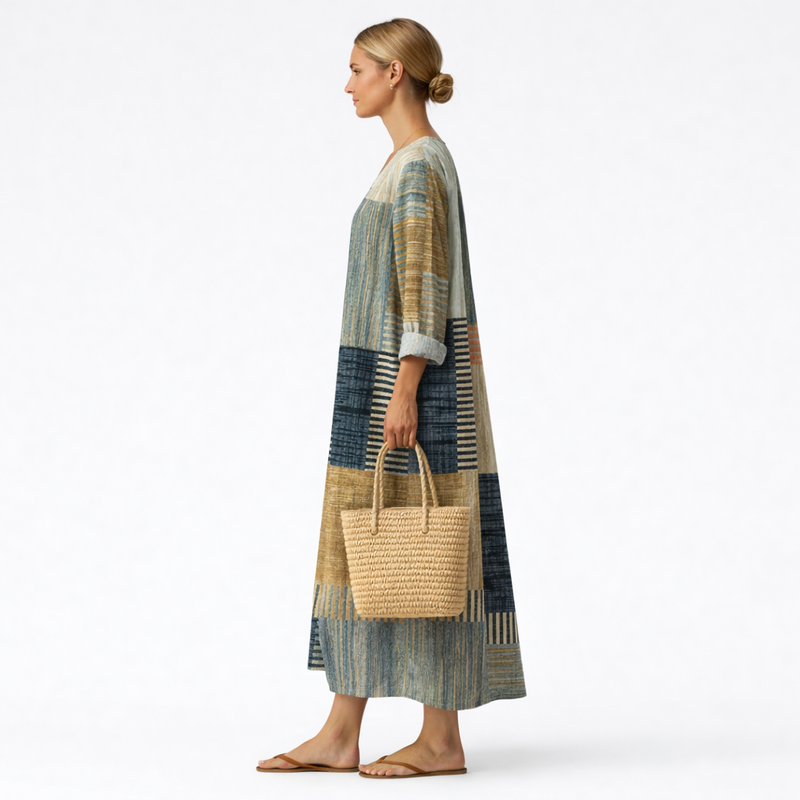 Ana™ | Abstraktisti Painettu Mekko