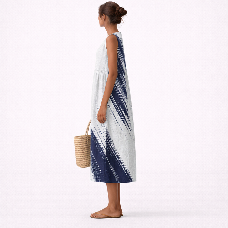 Elena™ | Tyylikäs Midi Mekko Päiväksi