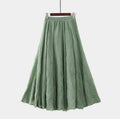 Kristýna Eleganta Korkeavyötäröinen Kevyt Pitkä Hame