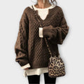 Precisely Measured Cable Knit Sweater
