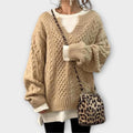 Precisely Measured Cable Knit Sweater