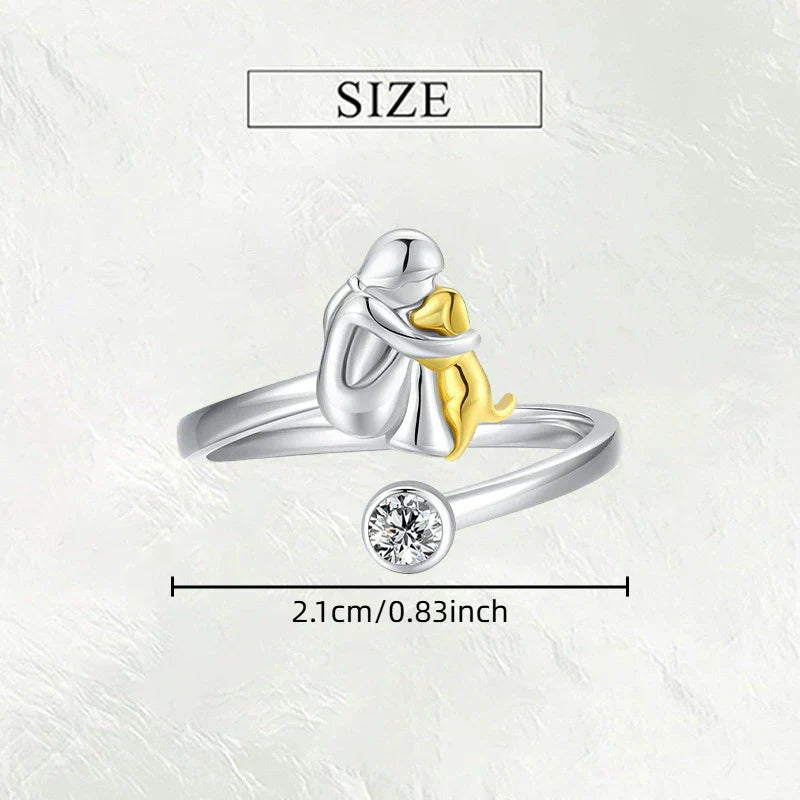 Rose™ | Dog Icon Ring
