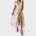 Lia - Ruffled Hem Dress