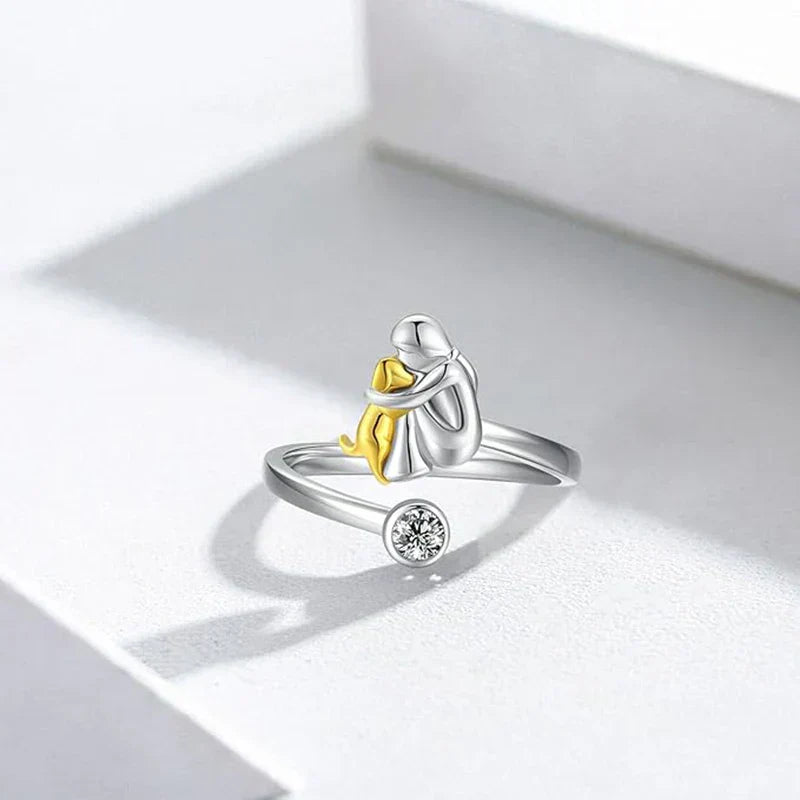Rose™ | Dog Icon Ring