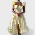 Lia - Ruffled Hem Dress