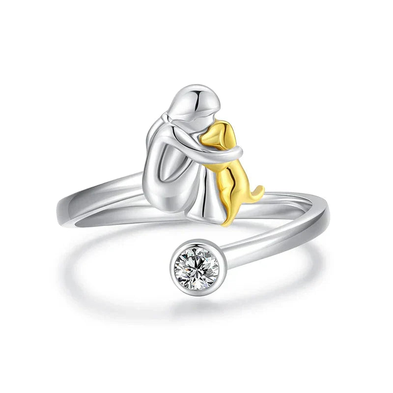 Rose™ | Dog Icon Ring