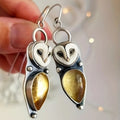 Almira™ | Boho-Style Owl Motif Earrings