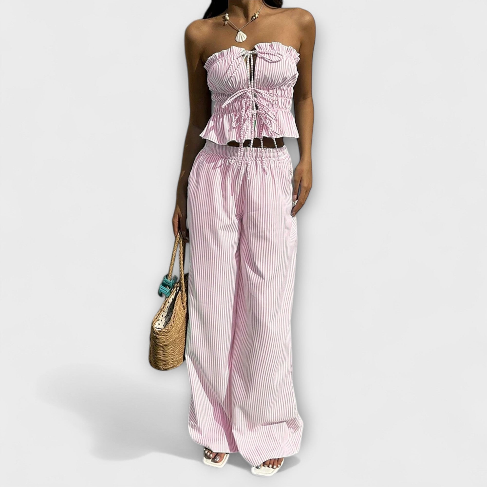 Mia - Sateen Trousers