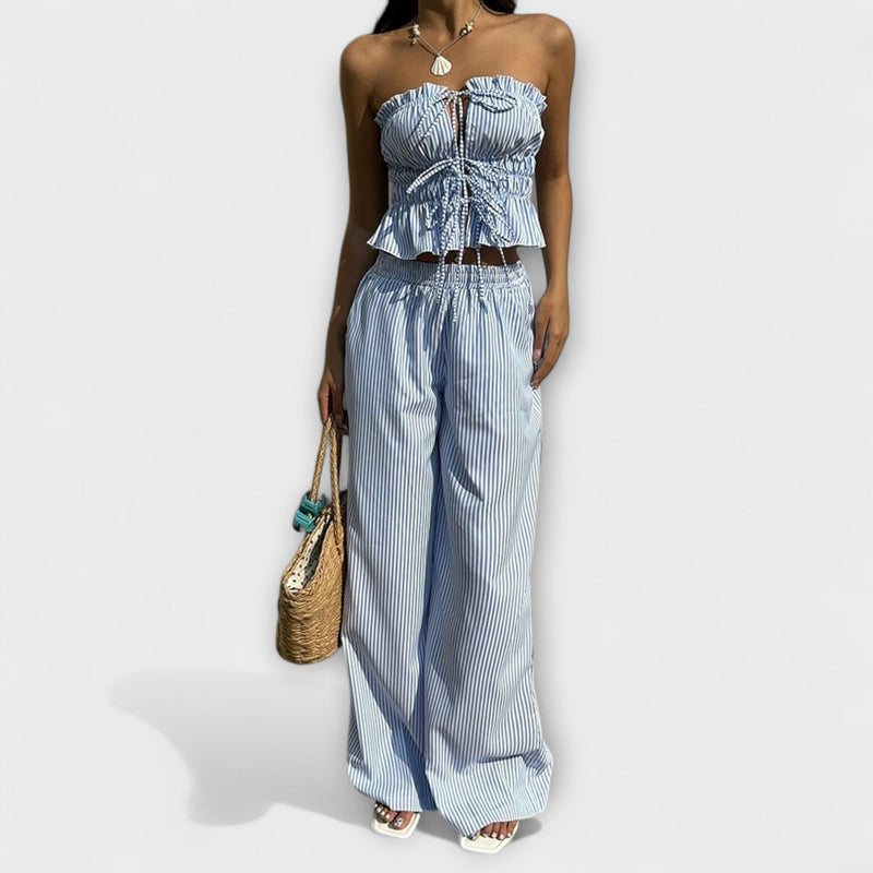 Mia - Sateen Trousers