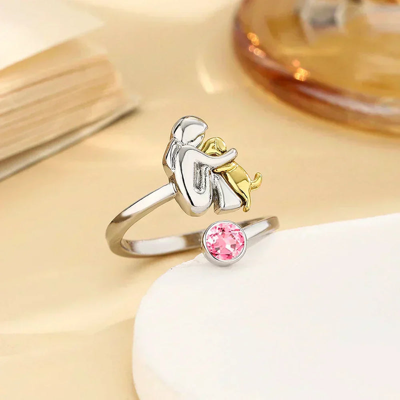 Rose™ | Dog Icon Ring