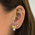 Magdalēna Elegant Drop Earrings - Minimalist Sparkle