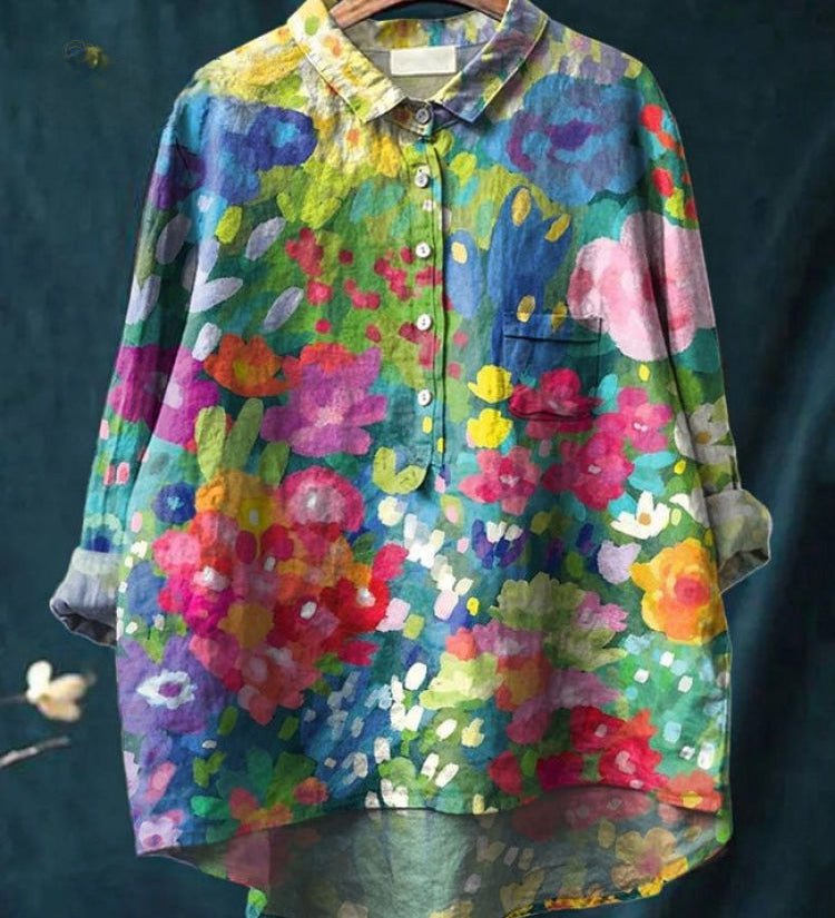 Kateřina – Pellavapaita with Print
