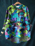Nikola – Printted Linen Shirt