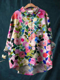 Stanislava – Printed Linen Shirt