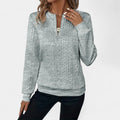 Monika – College Sweatshirt with Zipper