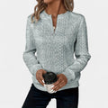 Monika – College Sweatshirt with Zipper