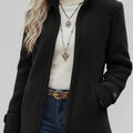 Annelies – Soft Mid-Season Jacket with Zipper