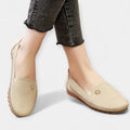 Karoliina Elegant Linen Slip-On Sneakers