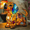 Dachshund - Stained Glass Lamp