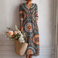Elia™ | Geometrinen Midi Mekko