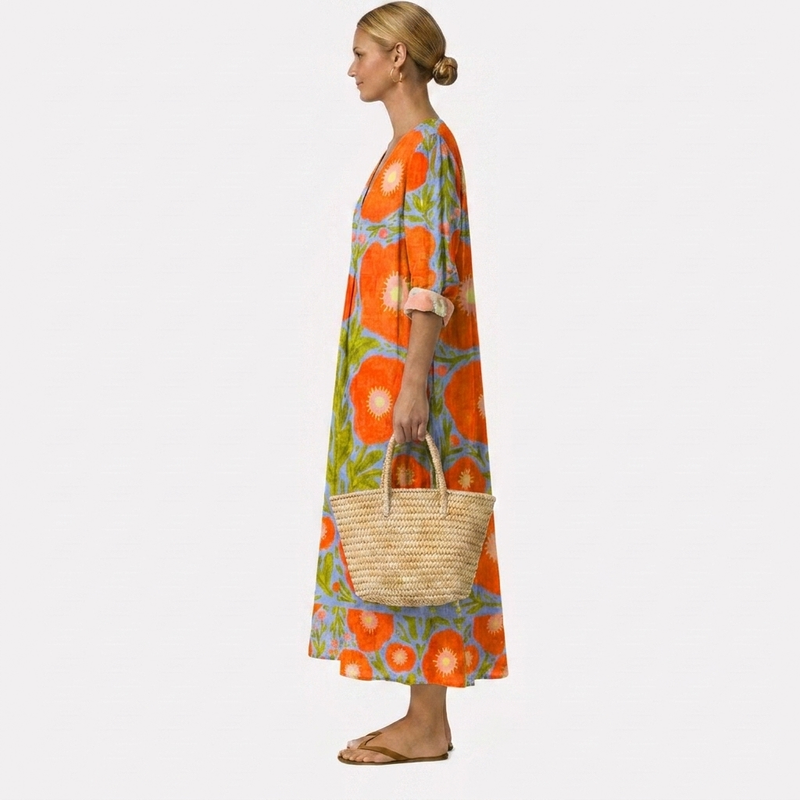 Alba™ | Ihastuttava Kukallinen Mekko