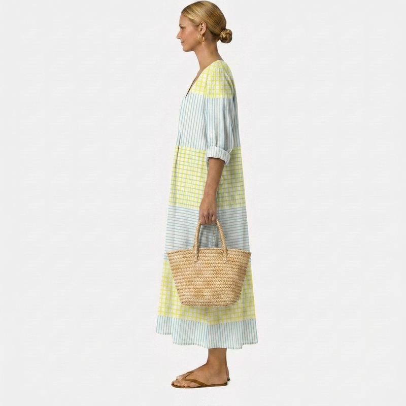 Olivia™ | Pellavamekko Luonnollinen Eleganssi