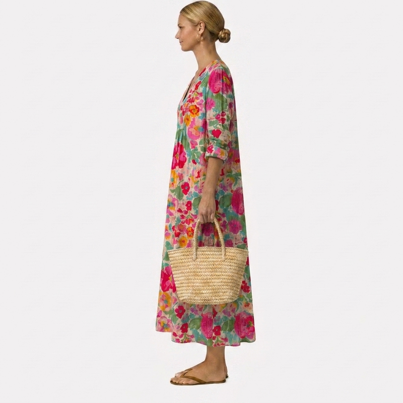 Rosa™ | Tyylikäs Kukallinen Mekko