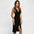 Desi - V-Neck with High Slit