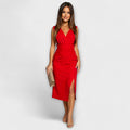 Desi - V-Neck with High Slit