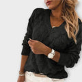 Noemier - V-Neck Knit Sweater