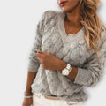 Noemier - V-Neck Knit Sweater